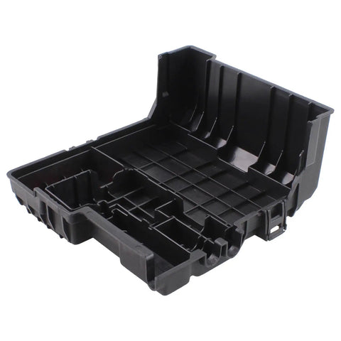 Hella Rugged Under Hood Fuse Block Upper Cover Replacement For Chevy Silverado Sierra Tahoe Suburban Gmc Cadillac Hummer Ev Truck Suv Socket Protector Plate showing a durable black plastic fuse box lid.