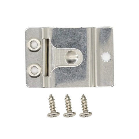 Metal mic hanger with screws for Handheld Shoulder Microphone For Yaesu And Vertex Radios with Durable Mic Hanger