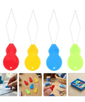 Gourd Shaped Plastic Needle Threader Set Of 100 For Smooth Thread Insertion And Quick Hand Sewing, red yellow blue green plastic threaders