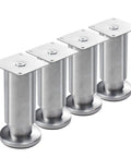 Adjustable Stainless Steel Furniture Legs Set Of 4 Built To Last Table Legs For Cabinets Sofas Coffee Tables TV Stands Support Feet