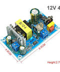 Heavy Duty Industrial AC DC Power Converter Converts 110 220 V Down To Smooth 12 V At 72 Watt Peak, 12V 4A module image.