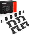 Upgrade Your Ride With A Premium Rear Side Disc Brake Hardware Kit Built For Subaru Outback Forester Legacy Brz And Tribeca Models Using Heavy Duty Components For Smooth Stopping Power And Long Lasting Durability Under Any Driving Condition. Rear disc brake hardware kit with dust boots and spring clips