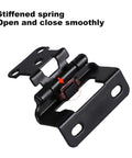 Soft Close Self Closing Concealed Kitchen Cabinet Door Hinges With Offset Spring Half Cover Black Finish Premium Cold Rolled Steel