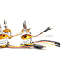 A2212 1000KV Brushless Outrunner Motor For RC Drones And Multirotors With High Torque And Strong Thrust, shown with wires and plugs