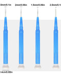 Four Piece Ceramic Screwdriver Set With Non Conductive Slotted Tips And Anti Static Plastic Build For Safe Electronics Work Featuring Ergonomic Handles And Lightweight Design That Make Phone Repair An Absolute Breeze, displaying various sizes.