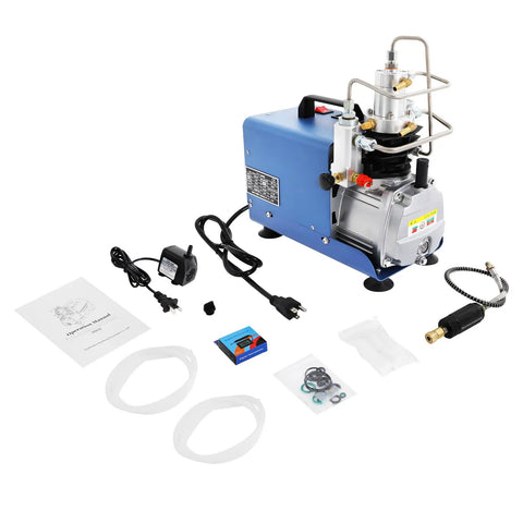 Heavy Duty Portable Air Compressor Pump Two Stage Compression High Pressure 1800W 110V Electric PCP Pump For Truck Car Lorry Garage Workshop