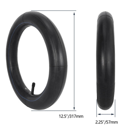 Two Pack 12 5 X 2 25 Bike Inner Tubes 1 2 mm Extra Thick Butyl Rubber Heavy Duty Flat Resistant Tubes For Kids Bmx And Strollers Built Tough To Keep You Rolling Smooth With Zero Headaches On Every Adventure