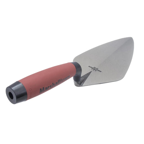 London Brick Trowel With DuraSoft Handle For Pro Masonry Projects Thirteen By Five Point Three Eight Inch Forged High Carbon Steel Made In USA