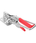 Rubber T Handle Hasp Lock For Car Hood And Toolboxes Flexible And Easy To Install Draw Latch with red handle detail