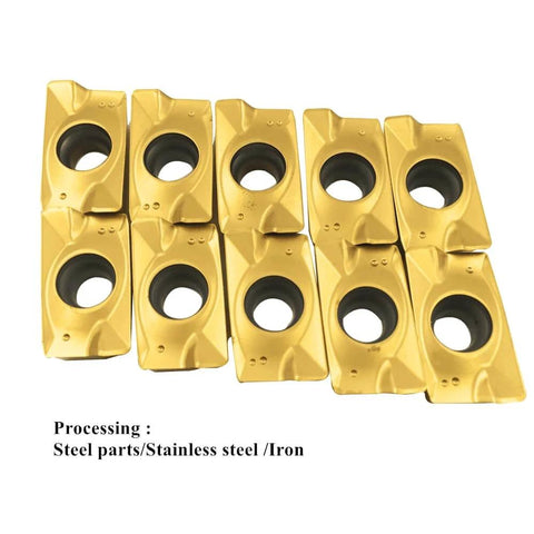 Carbide Inserts For CNC Milling And Turning Tools APMT1604PDER 20 Piece Set Multilayer Coated For Hard Steel And Stainless Steel Machining Boss Grade Precision And Easy Chip Control