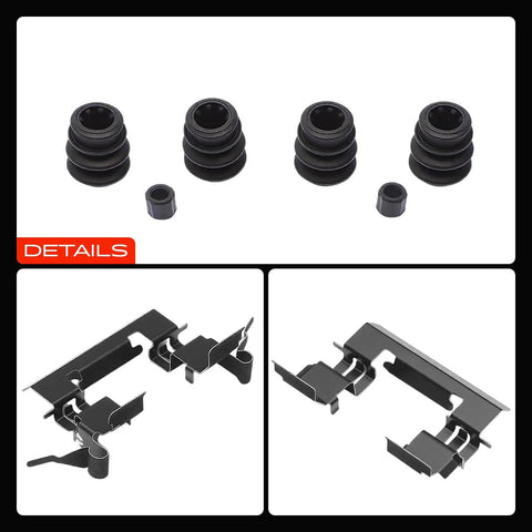 Top Notch Front Side Disc Brake Hardware Kit For Nissan Altima Sentra Juke Models 2007 Through 2019 Ensures Smooth Stops And Reliable Performance On The Road Without Breaking The Bank