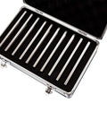 10 Piece Premium Pro Grade Parallel Gauge Set One Eighth Inch By Six Inch With Aluminum Case, High Precision Machining, Tolerance 0.0004 Inch