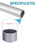 Dope 6063 T5 Aluminum Tubing, 3/4 inch OD, 350mm Length, Weldable Metal Tubing for DIY Projects Home Decor Frames Machinery