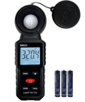 Ultra Handy Illuminance Meter For Indoor And Outdoor Lighting Up To 200000 Lux 18500 FC Digital Lux Meter For Grow Lights Film Photography Lumens LED Photometer Brightness Tester, S8608 display