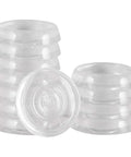 Round Reusable Furniture Caster Cups For Couches Chairs And Tables On Carpet Or Hard Floors With Vinyl Base Protects Carpets