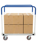Beefy Heavy Duty Moving Dolly With 1500 Lb Capacity, Steel Platform Cart, Four Wheel Panel Cart, Rugged Steel Frame For Moving Heavy Gear And Equipment, Ideal For Garages, Warehouses, And Loading Jobs, Smooth Roll With Four Wheel Design holding boxed cargo