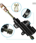Hydraulic Rear Brake Master Cylinder Ride Ready Direct Fit Replacement For 50cc To 125cc ATVs And Dirt Bikes With 10mm Banjo Bolt