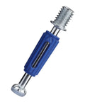 Top Rated Furniture Cam Lock Screws And Connectors M6 X 40mm Zinc Plated Steel Build For No Sweat Diy Repairs and Solid Wood Assembly Kits With Serious Grip on any home repair job, detailed view of blue cam lock screw.