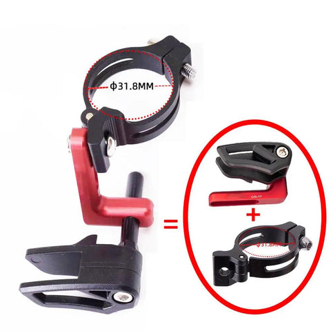 Trail Ready Durable Aluminum Alloy CNC Chain Guide For Mountain Bikes MTB Chain Guard And Protector Clamp Mount 31.8 mm