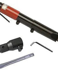 Inline Grip Air Powered Needle And Chisel Scaler Combo Kit With 19 Needles and attachments, professional heavy-duty tool.