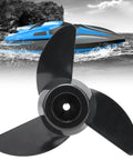 Boat Propeller Drill Attachment Plastic Propeller With Fine Craftsmanship For Electric Thrusters Easy To Install And Maintain Replacement Propeller For DIY Boats And Marine Motors against a backdrop of a boat on water
