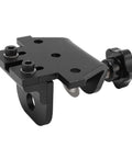 Heavy Duty Aluminum Doweling Jig Kit And Precision Drilling Locator clamp with adjustable knobs for woodworking joints.