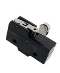 Rock Solid Miniature Limit Switch Featuring Short Roller Hinge Lever With 3 Screw Terminals For Smooth Triggering In Automation Rigs And Circuit Builds Crafted From Tough Resin And Metal Body For Long Life On Every Job Site XZ-15GW22-B, showing top view with lever and terminals.