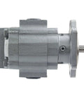 Side view of a bi-directional direct mount hydraulic gear pump L and PL series with 0.875 inch shaft with thirteen spline.