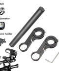 Bike Handlebar Extender Aluminum Alloy Bracket Extension Set with double extension bar, mounts, and hex key for accessories