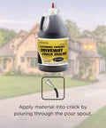 Premium Elastomeric Asphalt Crack Filler And Sealant For Blacktop Repair Flexible Polymer Modified Emulsion Based Driveway Sealer Long Lasting Patch For Cracks And Potholes 1 Gallon front view
