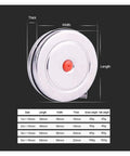 Top Shelf Stainless Steel Tape Measure For Woodworking And Diy Jobs With Dead On One Millimeter Accuracy showing size and dimensions.