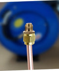 Close-up of copper grease nipple from 106 Piece Copper Grease Nipples Set With M6 M8 M10 Zerk Fittings For Automotive And Industrial Use Pro Grade
