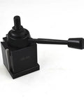 Six Piece Quick Change Tool Post Set For Lathe With Wedge And Piston Type Holders Includes 250 222 black tool holder