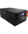 Kickstart Your Homestead Setup With This Rugged 48V 16S Lifepo4 Server Rack Battery Box Housing A Built In 150A Bluetooth Bms showing connections and display.