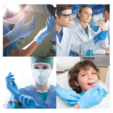 Top Shelf Synthetic Vinyl Medical Exam Gloves Straight Up Latex Free And Powder Free For Zero Allergy Hazards in clinical settings.