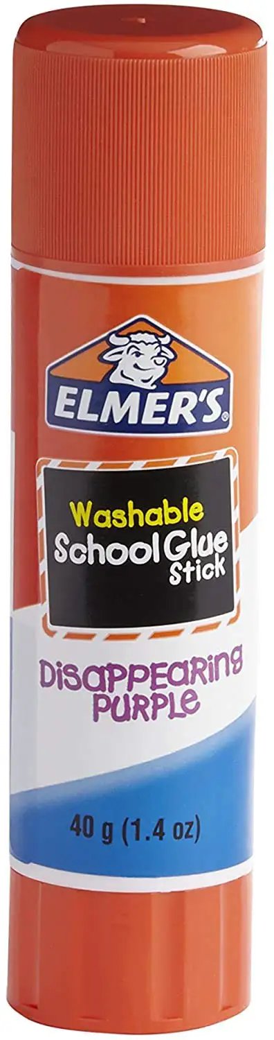Single tube from Disappearing Purple Glue Sticks Jumbo Pack, 30 Sticks, 40-Gram Each, Dries Clear, Safe Non-Toxic For School Arts And Crafts