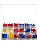 Top Shelf 300pc Electrical Wire Crimp Terminals Kit With Insulated Spade Butt Connectors And Assorted Terminales Perfect For Any Wiring Project You Need To Get Done Quick And Smack On Time Today. Clear organizer box with insulated wire crimp terminals