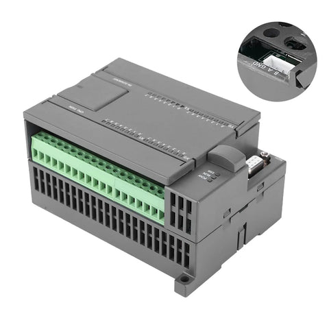 Rugged 32 Bit PLC Controller With 16 Digital Inputs And 16 Transistor Outputs 4 Channel 100K Pulse 24V DC Industrial Automation
