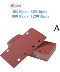 Premium Grit Aluminum Sanding Discs With Eight Holes For Grinding Wood Metal And Aluminum featuring various grit sizes.