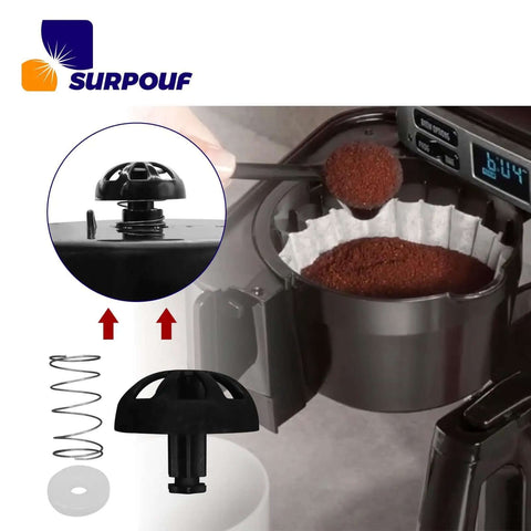 Two Pack Spring Loaded Brew Basket Stopper Kit For Universal Coffee Machines, Replacement Parts Compatible With 990117900 And 990237500