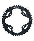 Road Bike Pro Chainring 120x50T Ultra Narrow Black WA066-3 For Smooth Shifting On 10 And 11 Speed Drivetrains Compatible With FSA SRAM Campagnolo And Other Ultra Narrow Systems, black AL7075/T6 chainring