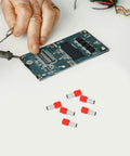 Kick The Butt Out Of Wiring With 100pcs Red Ferrule Terminals Kit Featuring Durable Stainless Steel And Plastic To Stop Leakage, Boost Safety, And Nail Perfect Electrical Connections For Big Projects Today, red ferrule terminals on circuit board