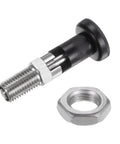 Built Tough M12x1.5 Push Fit Ball Nose Spring Plunger Stainless Steel Self Locking Retractable Index Plunger 6mm Pin with nut