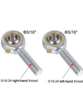 Heavy Duty Rod End Bearings With Left And Right Threads Solid Forged Body showing right and left-hand threads.