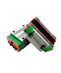 Solid High Precision Linear Guide Rail Kit QGH15CA Block Match HGR15 Smooth 420mm Rail For CNC Machinist DIY Project Low Friction Motion Perfect Build, two blocks