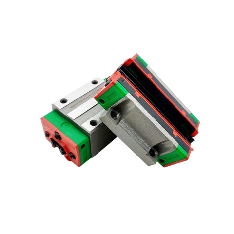 Solid High Precision Linear Guide Rail Kit QGH15CA Block Match HGR15 Smooth 420mm Rail For CNC Machinist DIY Project Low Friction Motion Perfect Build, two blocks