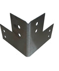Beefy Heavy Duty 12 Gauge Steel Corner Bracket For 4x4 Posts, Built To Last DIY Workbench, Shop Table, CNC Table, Pergola Bracket, Backyard Deck Support, Made In USA, Industrial Strength Construction