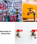 Heavy Duty Brass Ball Valve For Water Heater Inlet Pipe With Reliable Barb Hose Fitting Pain Free Install Shut Off Drainage And Backflow Guard Manages Hot Water Flow Like A Champ in plumbing setup.