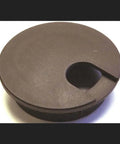 Desk Grommet 61614 Series with 2.5in Cable Opening in Walnut Brown and Dark Brown for Cable Management