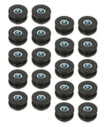 Beefy Rugged Motorcycle Rubber Grommets Kit With Durable Rubber And Metal Construction Shock Absorption For Smoother Rides Easy Quick Install Replacement 2 Sets For Daily Riding And Long Distance Trips, 2-set rubber metal grommets